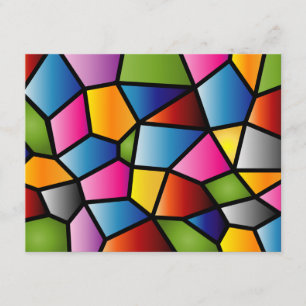 Invitación de vidrio contenido abstracto