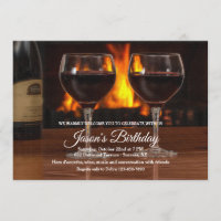 Invitación de Vino junto al Fuego