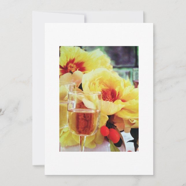 INVITACIÓN DE VINO Y FLORES (Anverso)