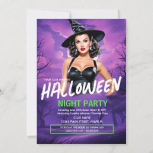 Invitación de Volante de Bar de Club Nocturno para