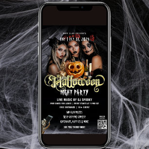 Invitación de volante de Fiesta del Club de Hallow