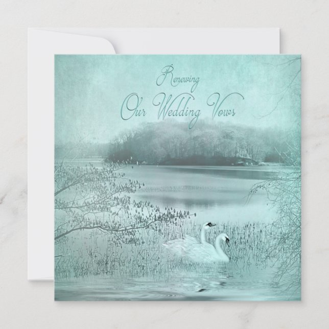 INVITACIÓN DE VOTOS RENOVADORES - SCENIC SWAN/LAKE (Anverso)