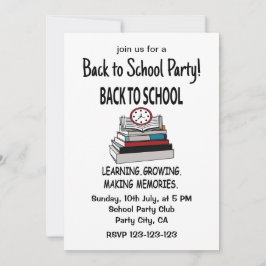 Invitación De Vuelta A La Celebración Del Fiesta Escolar De V