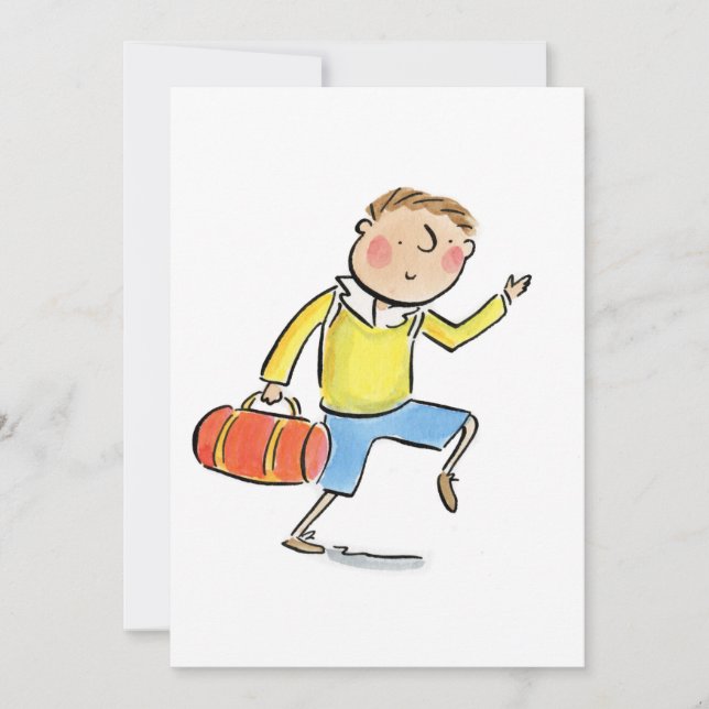 Invitación De vuelta a la escuela (Anverso)