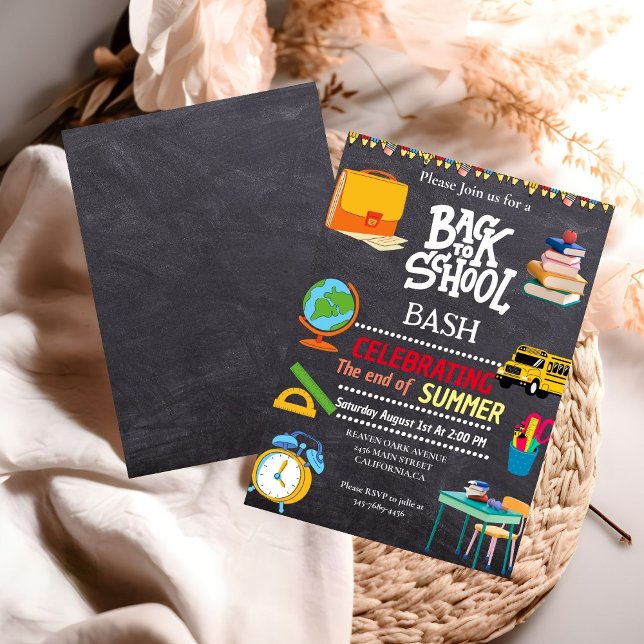 Invitación De vuelta a la escuela atacan al fiesta de fin de  (Subido por el creador)