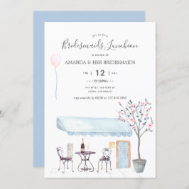 Invitación de Watercolor Paris Bridal Luncheon