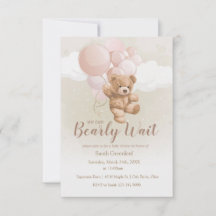 Invitación de We Can Bearly Wait