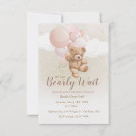 Invitación de We Can Bearly Wait