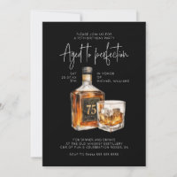 Invitación de Whiskey por Cumpleaños 75 Papá Amant
