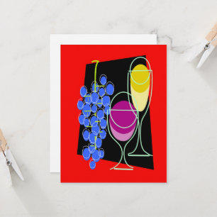 Invitación de Wine party, añadir texto de edición,