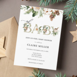 Invitación de Winter Oh Baby Shower