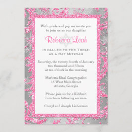 Invitación de Winter Wonderland Bat Mitzvah 2