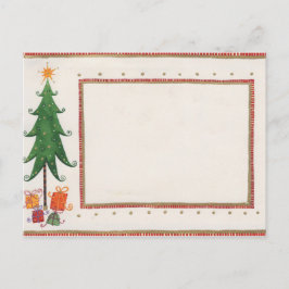 invitación de x-mas rústica