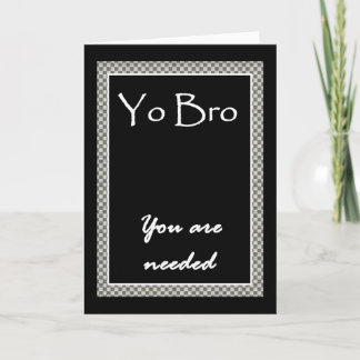 Invitación de YO BRO con la frontera del tablero