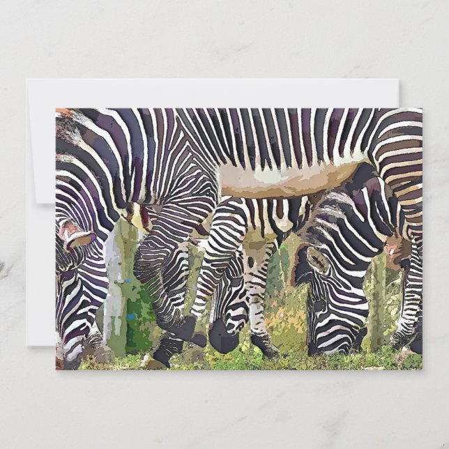INVITACIÓN DE ZEBRAS (Anverso)