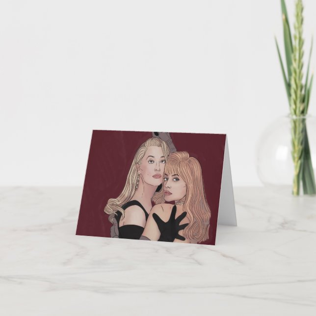 Invitación Death becomes her (Anverso)