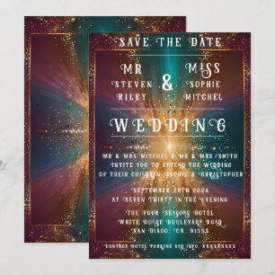 Invitación Debajo de las estrellas: Una celebración del amor