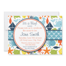 Debajo del mar, Baby Shower náutico