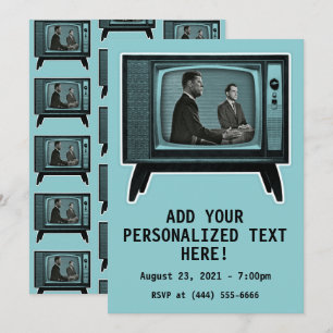 Invitación Debate televisivo Kennedy Nixon 1960