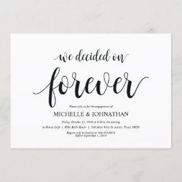 Invitación Decidimos por siempre, el Partido de Compromiso in