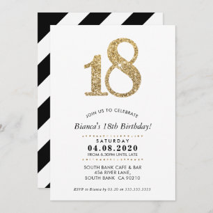 Invitación décimo octavo La FIESTA de CUMPLEAÑOS INVITA al