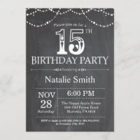 décimo quinto Luces de la secuencia de la pizarra