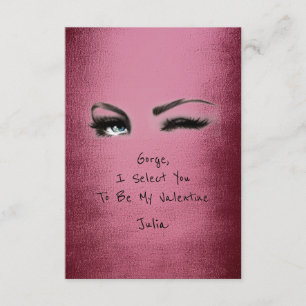 Invitación Declaración de amor de Marilyn Monroe Burgundy Val
