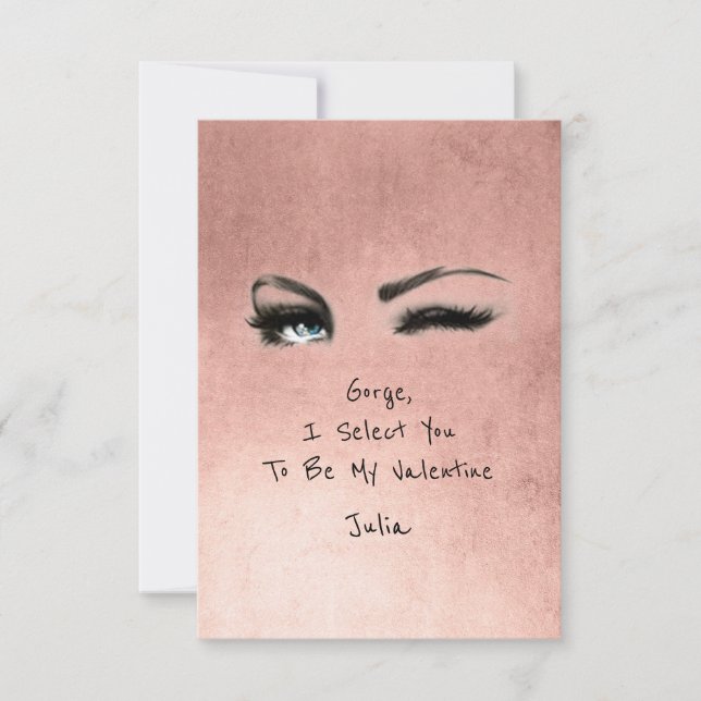 Invitación Declaración de amor de Marilyn Monroe Valentine (Anverso)