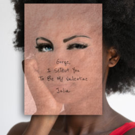 Invitación Declaración de amor de Marilyn Monroe Valentine