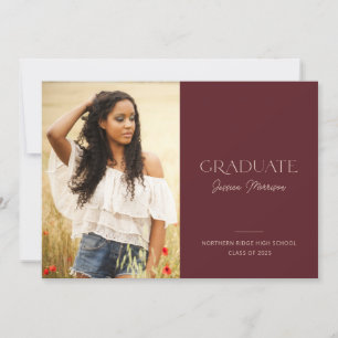 Invitación Declaración de Borgoña Nombre Partido de Graduació