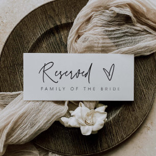 Invitación Decor de Rótulo G400 de la mesa del Boda reservado