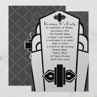 Invitación Decoración Art Decó