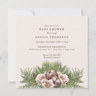 Invitación Decoración Botánica de Vacaciones de Invierno   Sh