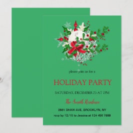 Invitación Decoración de Año Nuevo, Navidades estrella Invita