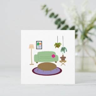 Invitación Decoración de Hogar para Amantes de Plantas en Sal