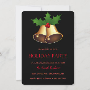 Invitación Decoración de los navidades Jingu Bells