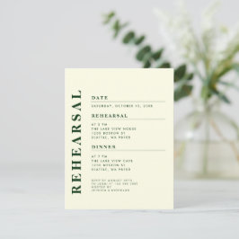 Invitación Decoración minimalista moderna sin blanco para el 