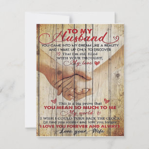Invitación Decoración para Mi Esposo Carta para Mi Esposo