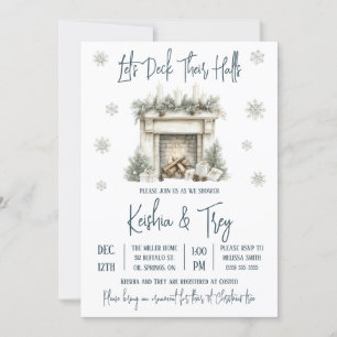 Invitación Decoremos sus pasillos, ducha nupcial de vacacione