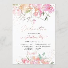 Invitación Dedicación de refrescos dulces de color de agua de