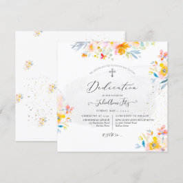 Invitación Dedicación de Rosas de verano de PixDezines Waterc
