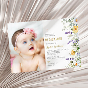 Invitación Dedicación fotográfica Chamomile y Eucalyptus