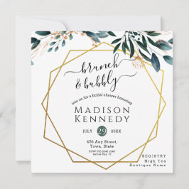 Invitación Deep Blue Floral Elegant Fall Wedding