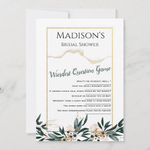 Invitación Deep Blue Floral Elegant Fall Wedding