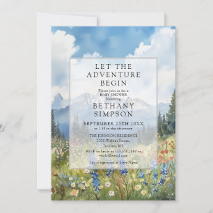 Invitación Deja que comience la aventura Fiesta temática de f