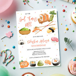 Invitación Deja que rueden los buenos tiempos Cumpleaños Fies