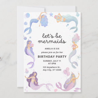 Invitación Dejadnos ser Sirenas