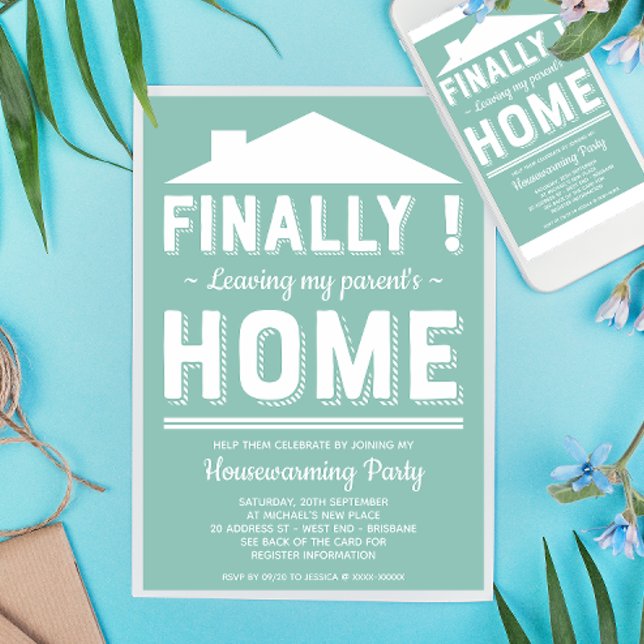 Invitación Dejar a mi padre en la casa de un Fiesta divertida (Inspired on a truth story! :-D)