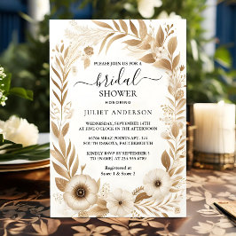 Invitación Dejar que el café italiano Sorrento Casual Bridal