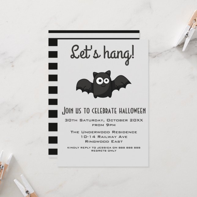 INVITACIÓN DEJEMOS HUNG HALLOWEEN PARTY (Anverso/Reverso In Situ)